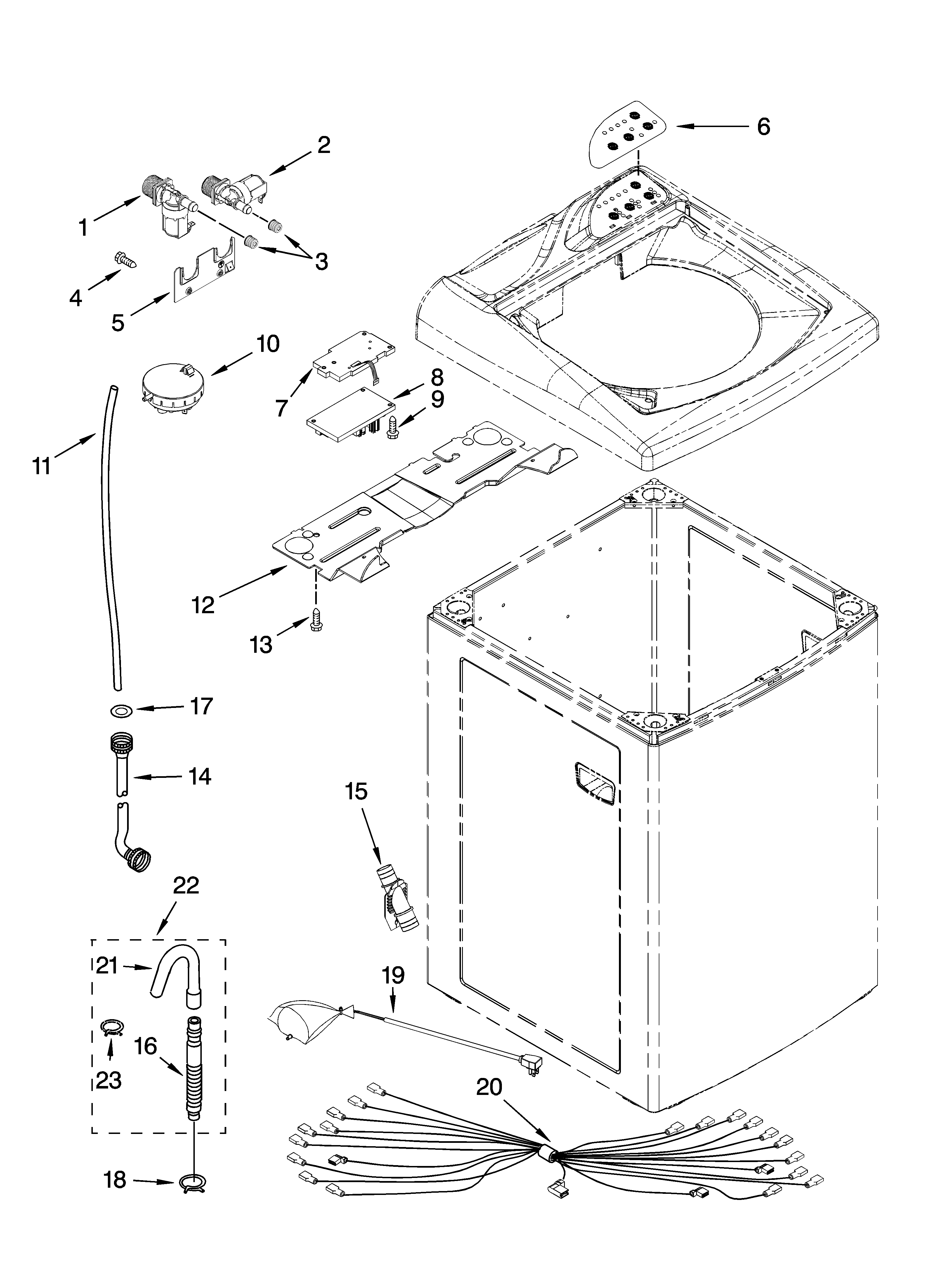CONTROLS AND REAR PANEL PARTS