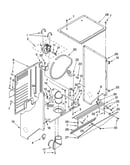 Dryer cabinet and motor parts