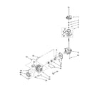 Kenmore 11080754002 brake, clutch, gearcase, motor and pump parts diagram
