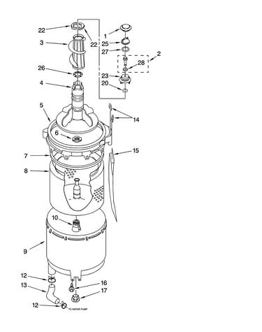Tub and basket parts