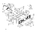Washer/dryer control panel parts