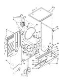 Dryer cabinet and motor parts