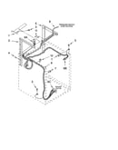 Dryer support and washer parts