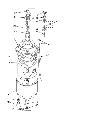 Tub and basket parts
