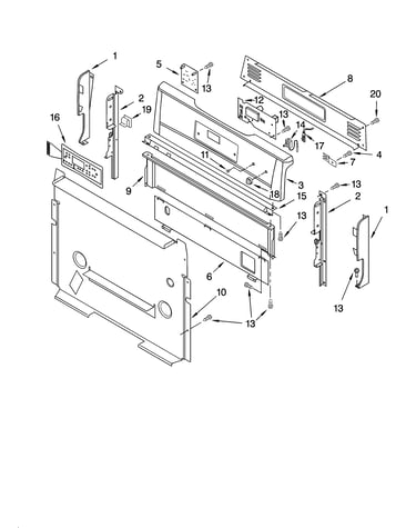 Control panel parts