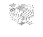 Kenmore 66575172302 bake drawer & broiler parts, miscellaneous parts diagram