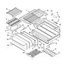 Bake drawer & broiler parts, miscellaneous parts