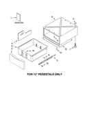 Pedestal parts (not included) (for 13`` pedestals only