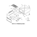 Kenmore Elite 11045962400 pedestal parts (not included) (for 15 1/2`` pedestals diagram