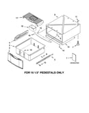 Pedestal parts (not included) (for 15 1/2`` pedestals