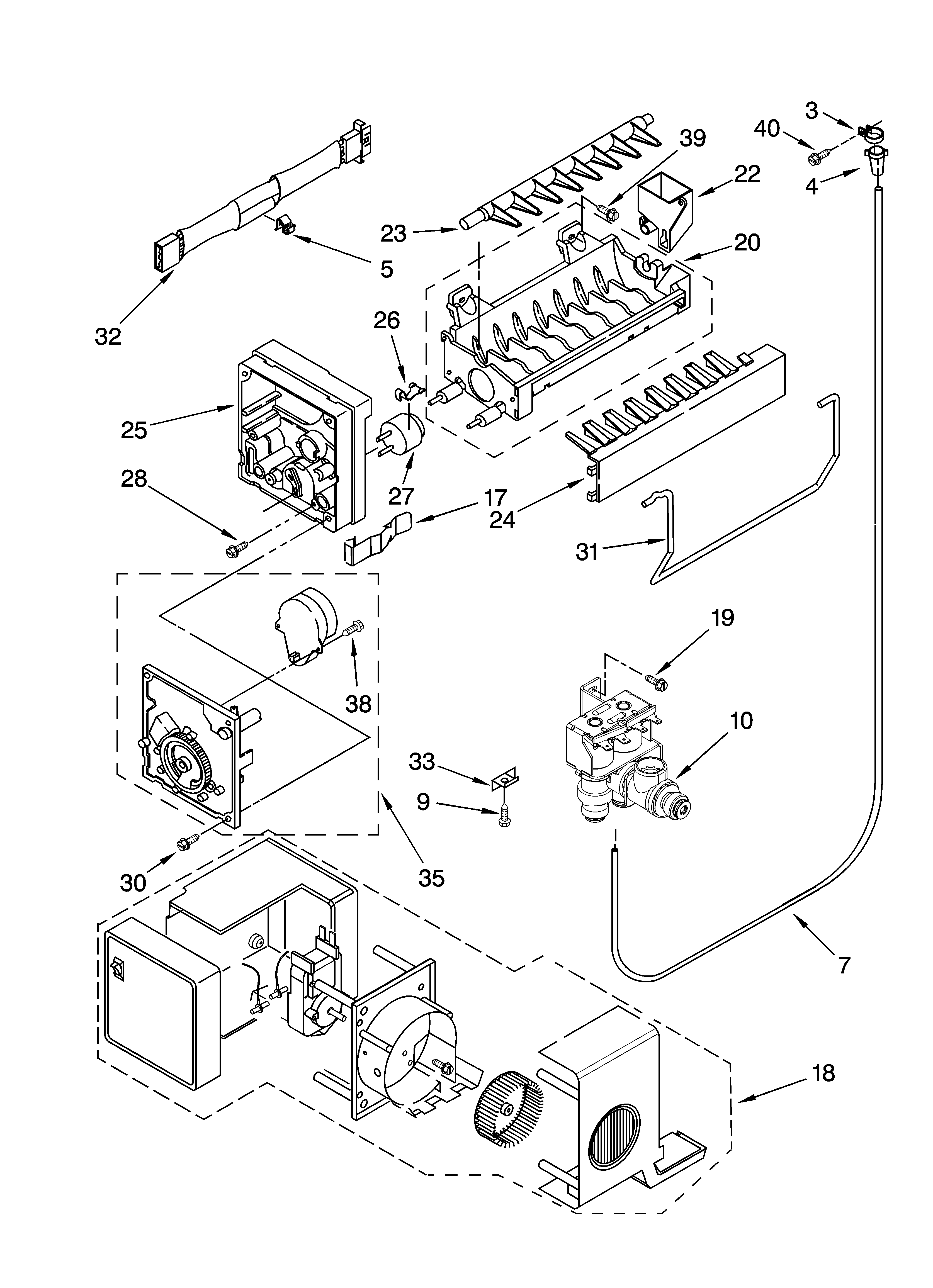 Icemaker parts