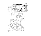 Kenmore 11026852500 machine base parts diagram