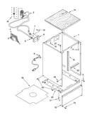 Cabinet parts, optional parts (not included)