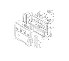 Kenmore 66595172301 control panel parts diagram
