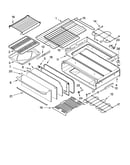Bake drawer & broiler parts, miscellaneous parts