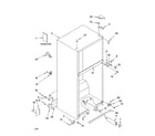 Kenmore 10676232401 cabinet parts diagram