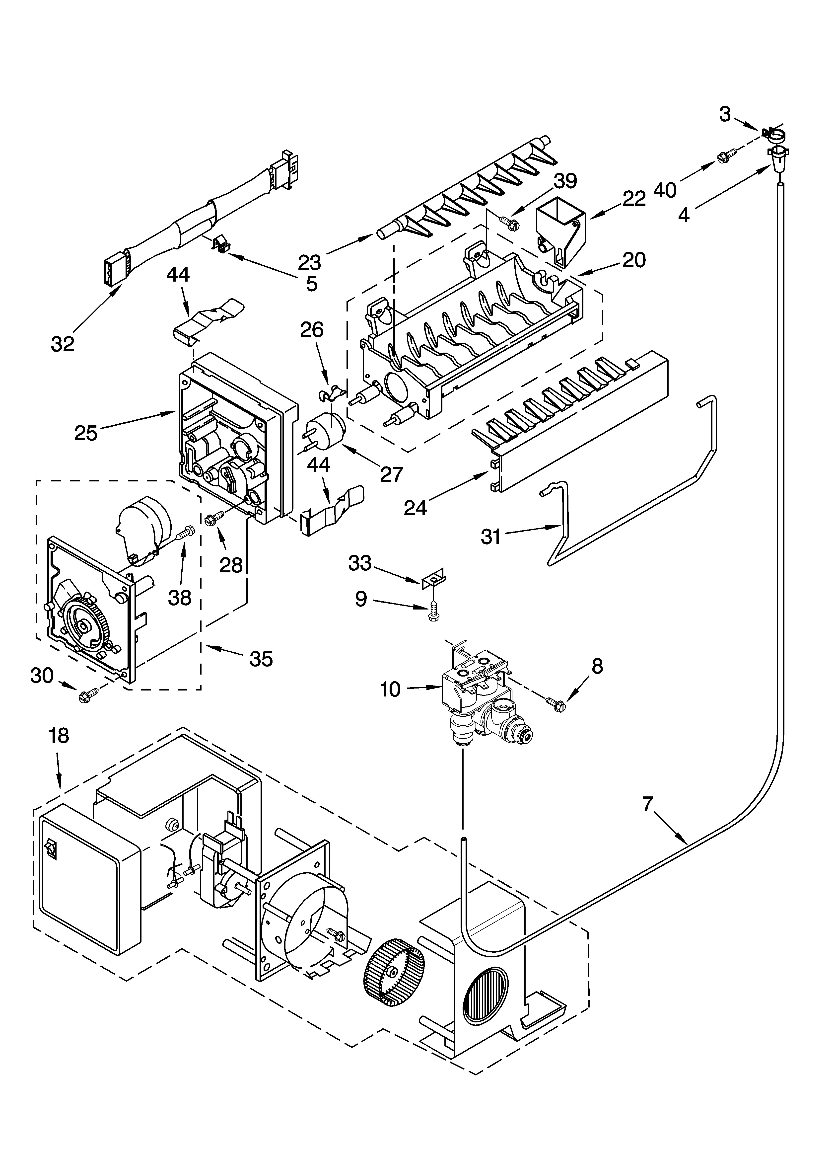 Icemaker parts