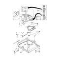 Kenmore 11026852501 machine base parts diagram