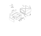 Kenmore Elite 11045992400 pedestal parts (not included) (13`` pedestals only) diagram