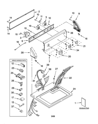 Top and console parts