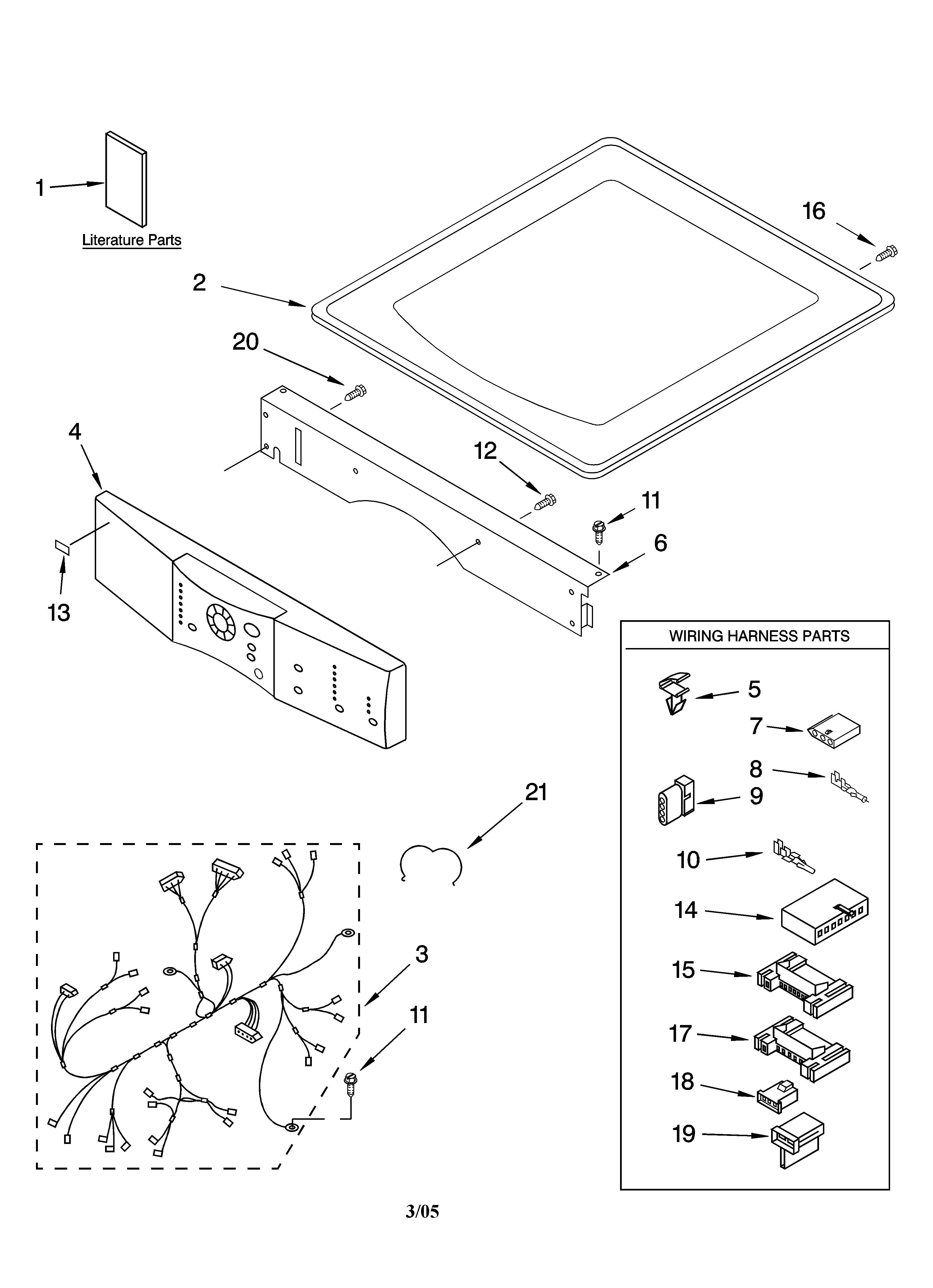 TOP AND CONSOLE PARTS