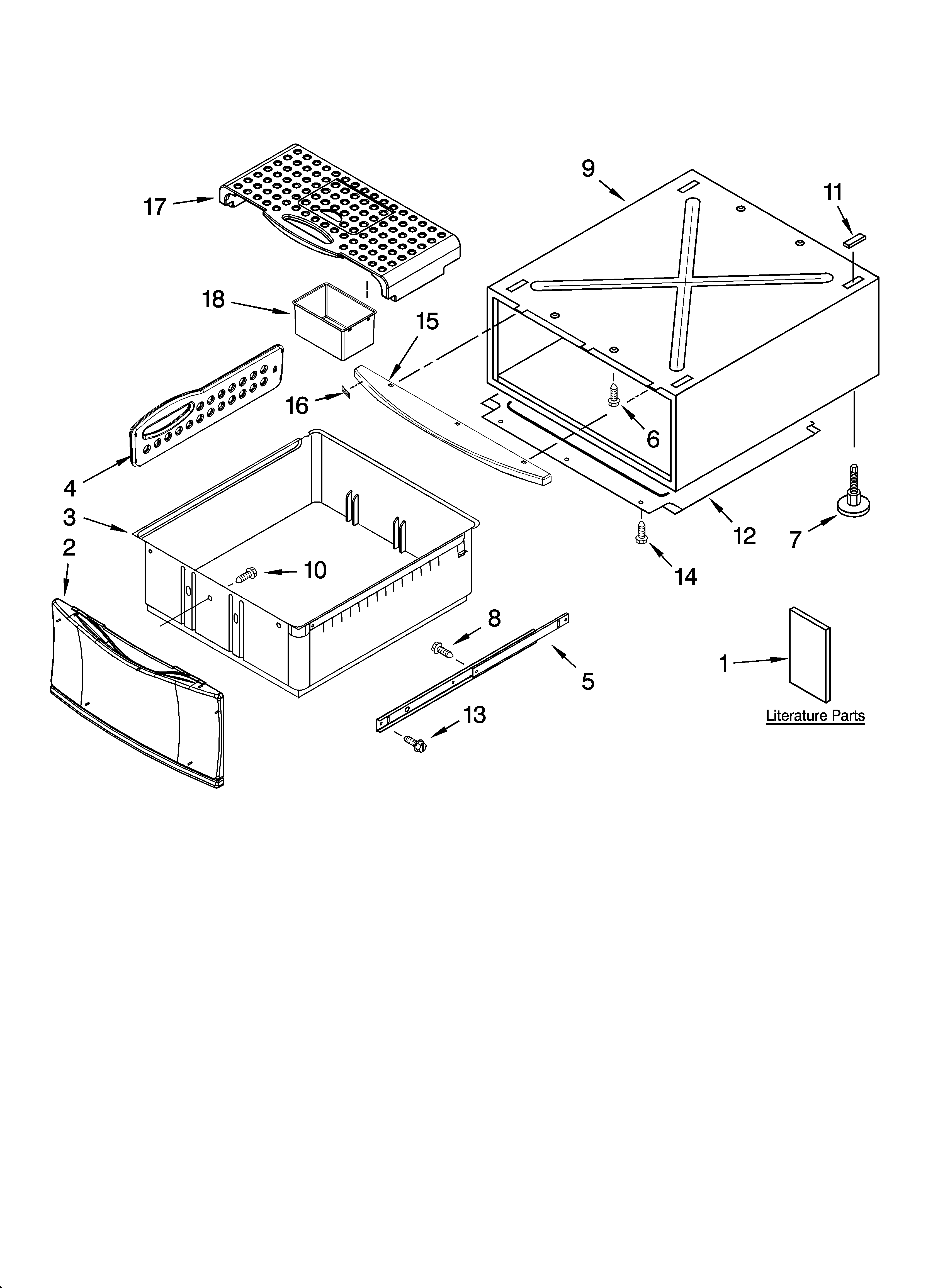 PEDESTAL PARTS (NOT INCLUDED) (15 1/2`` PEDESTALS ONLY