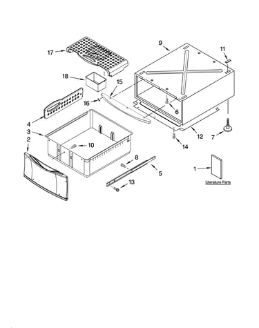 Pedestal parts (not included) (15 1/2`` pedestals only
