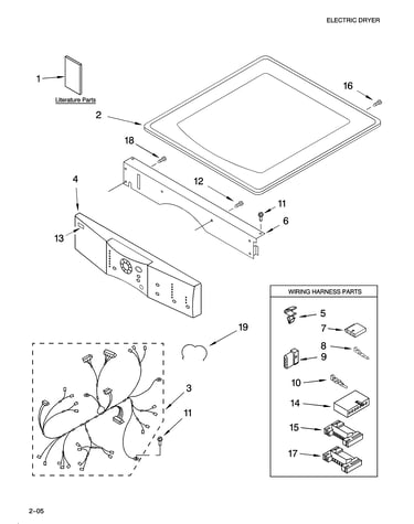 Top and console parts