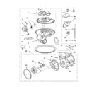 Kenmore 66516352300 pump and motor parts diagram