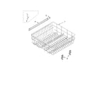 Kenmore 66516352300 upper rack and track parts diagram