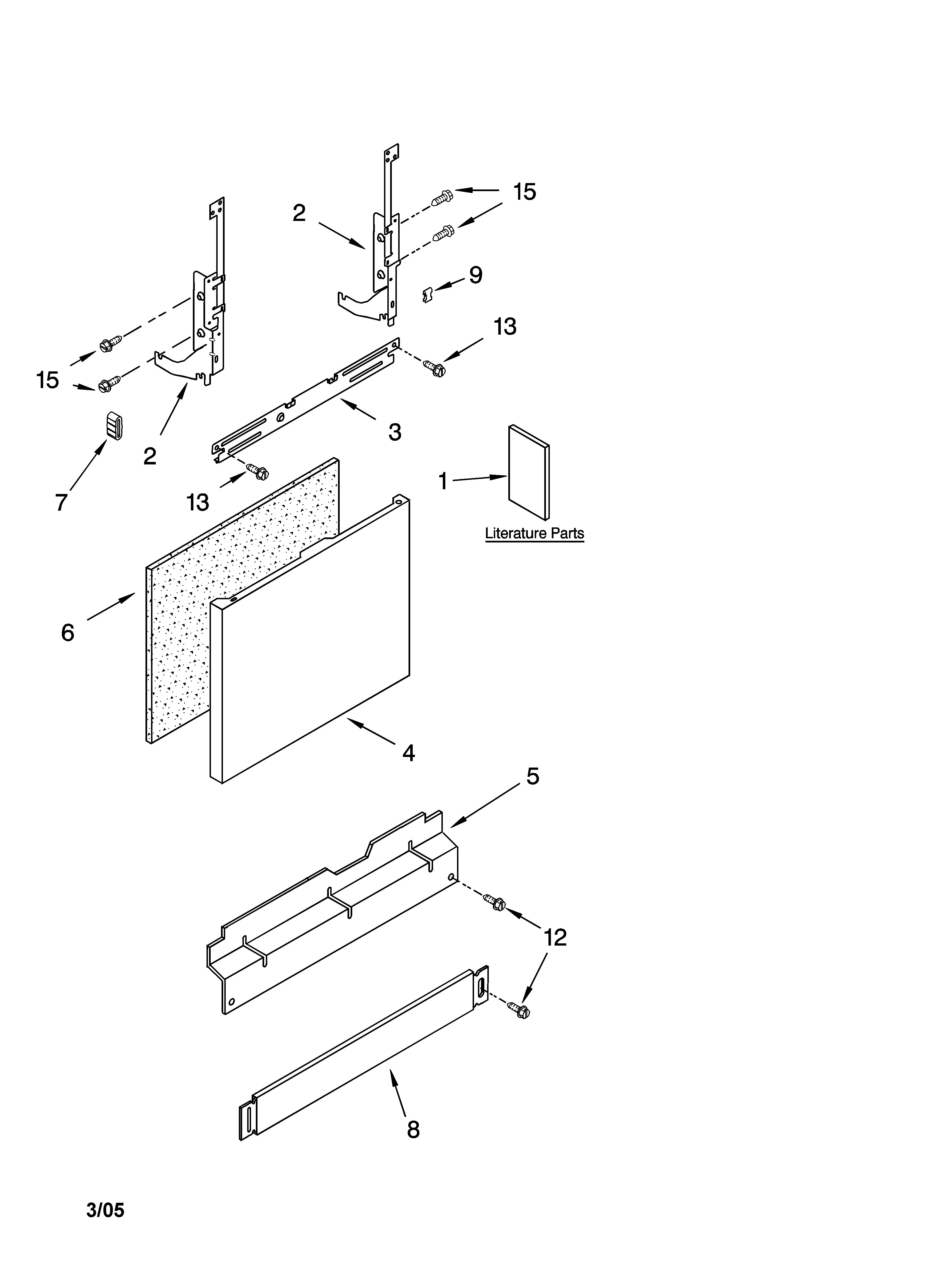 Door and panel parts