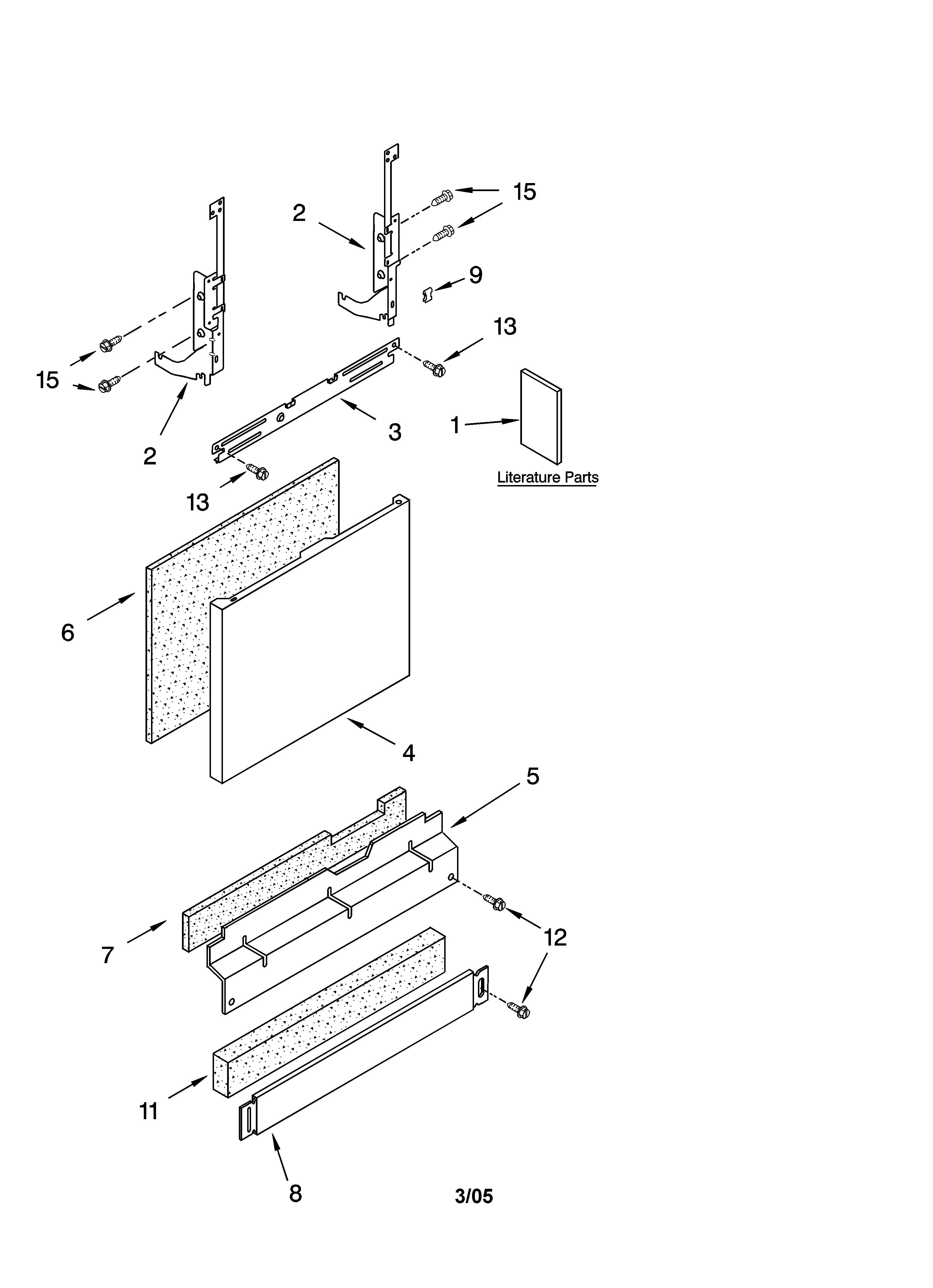 Door and panel parts