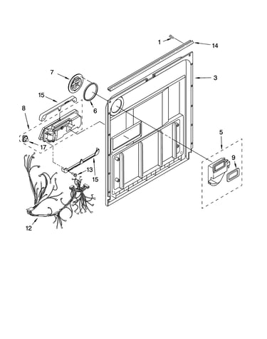 Door and latch parts