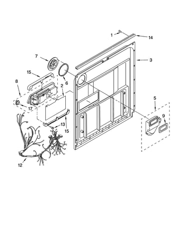Door and latch parts