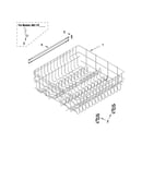 Upper rack and track parts