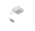 Kenmore 66517013401 lower rack parts, optional parts (not included) diagram