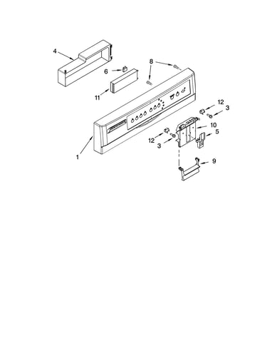 Control panel parts