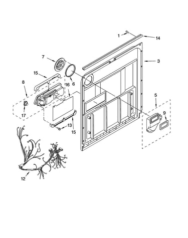 Door and latch parts