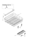 Upper rack and track parts