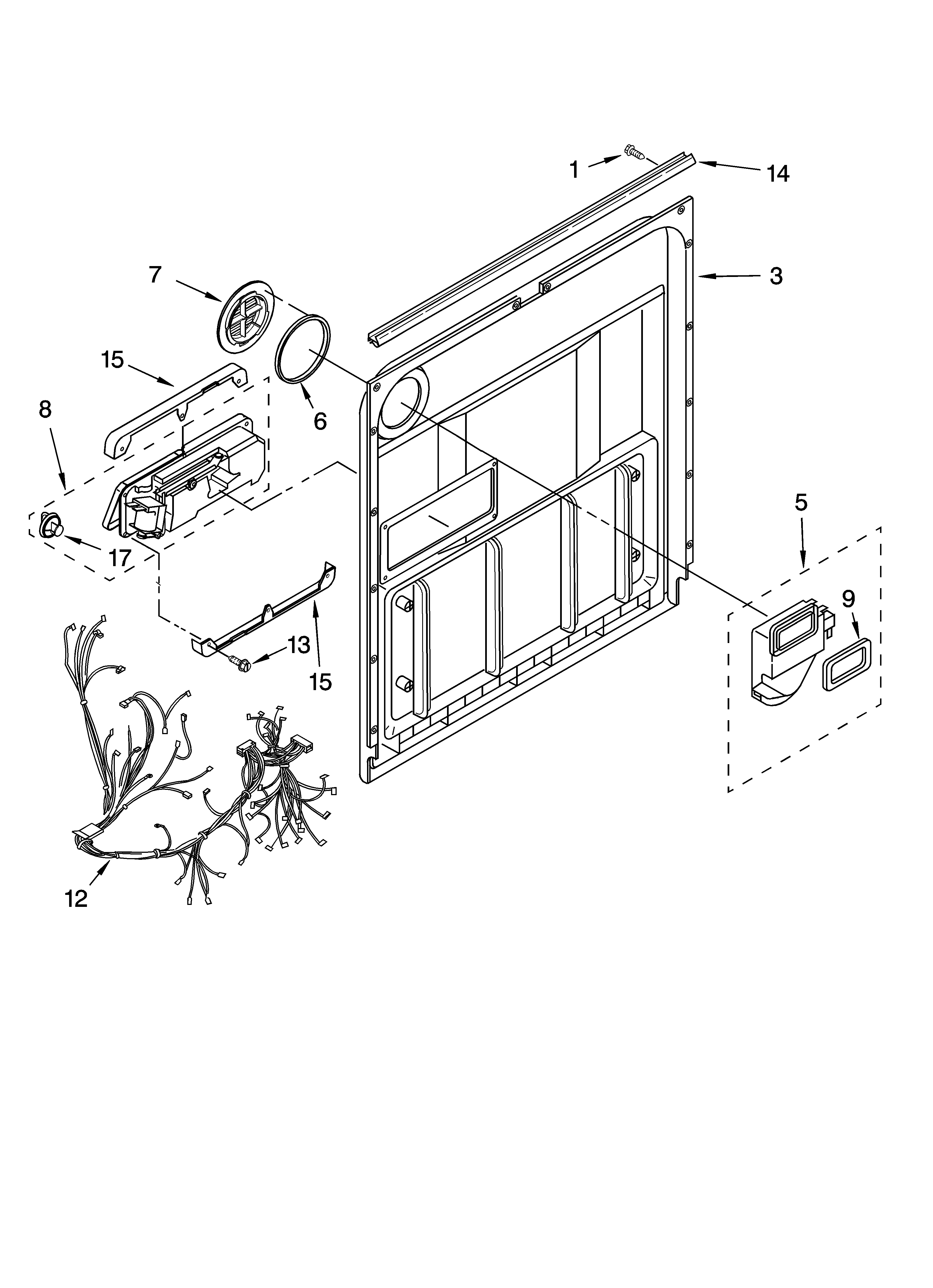 Door and latch parts