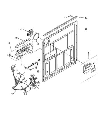 Door and latch parts