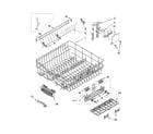 Kenmore 66517033400 upper rack and track parts diagram