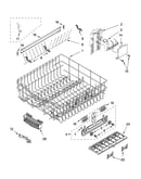 Upper rack and track parts