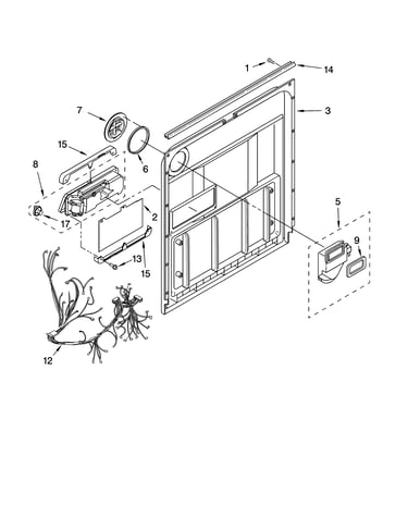 Door and latch parts