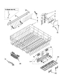 Upper rack and track parts