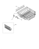 Lower rack parts, optional parts (not included)