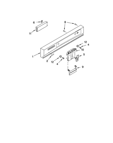 Control panel parts