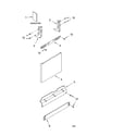 Kenmore Elite 66517052401 door and panel parts diagram