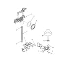 Kenmore Elite 66517052401 fill and overfill parts diagram