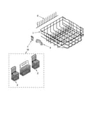 Lower rack parts, optional parts (not included)